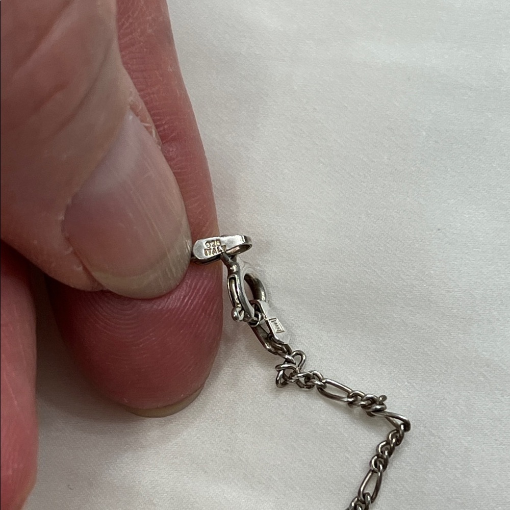PANDORA SS red HEART and clear crystal pendant (spacer charm). NWOT. - Picture 6 of 8